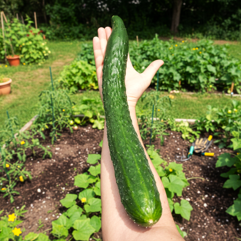 china jade cucumber plant China Jade Burpless Cucumber Seeds - For 2026 Planting Delicious Long