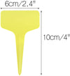 Yellow T-Shaped Plant Labels