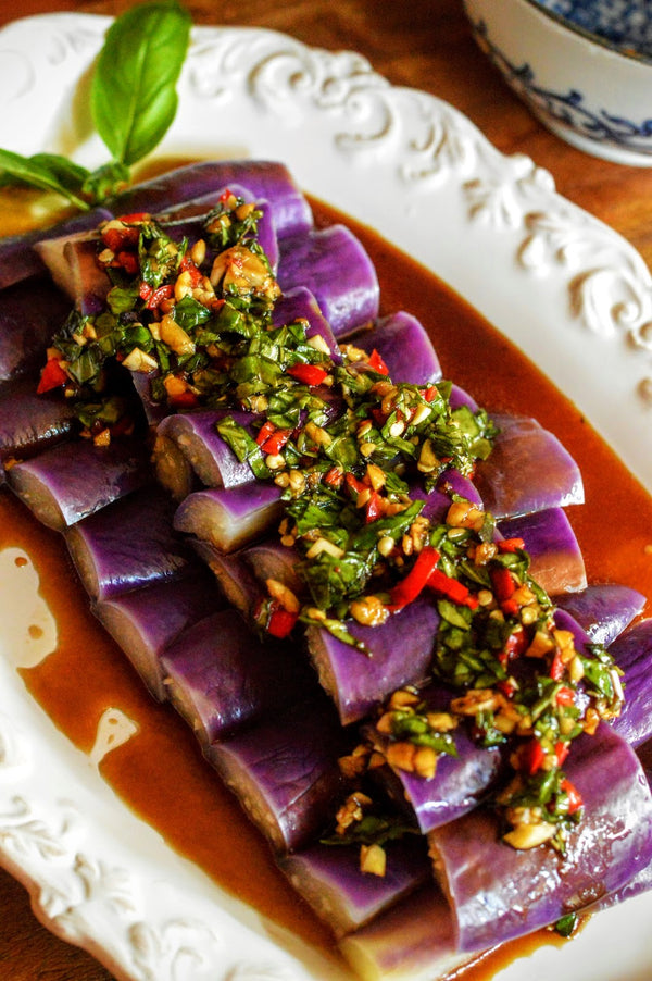 Purple Shine Chinese Eggplant